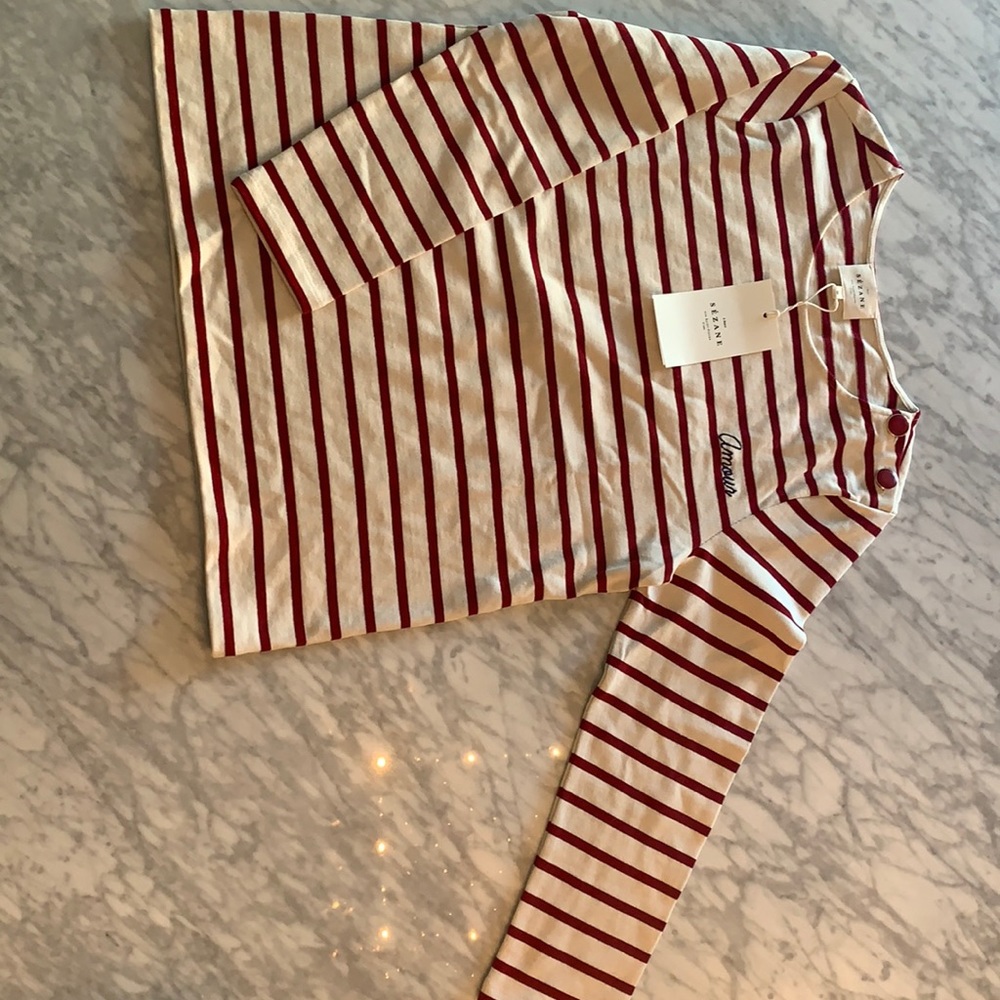 Sezane Long Sleeve Organic Cotton